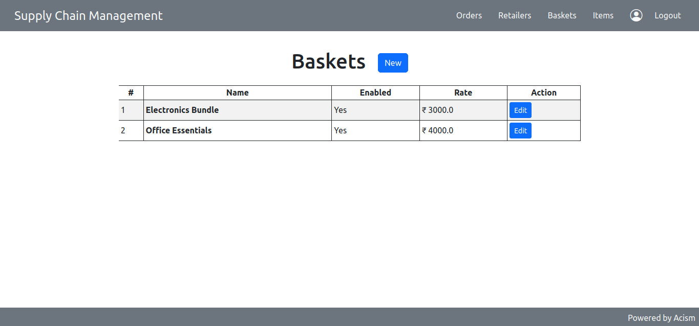 Baskets