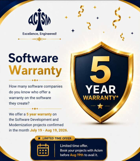 5 Year Software Warranty
