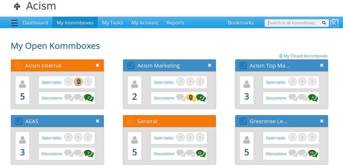 Kommbox: Project collaboration